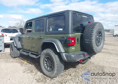 2022 Jeep Wrangler Unlimited Rubicon 4X4 из США, поврежденный, VIN 1C4JJXFGXNW158543